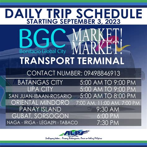 ALPS The Bus, Inc. – Routes and Destinations.